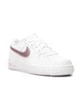 Nike Kids Air Force 1 ""White/Pink Glaze"" sneakers