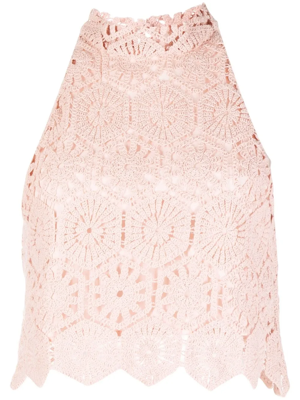 

We Are Kindred Viola crochet cropped top - Pink