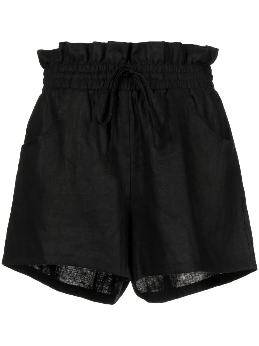 

We Are Kindred shorts Lucia con cintura paperbag - Negro