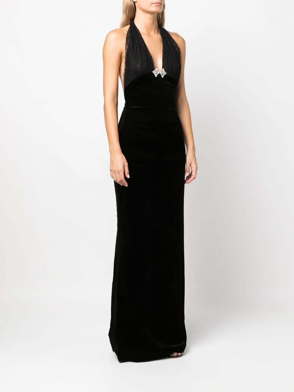 Alessandra Rich halterneck fitted dress | Smart Closet