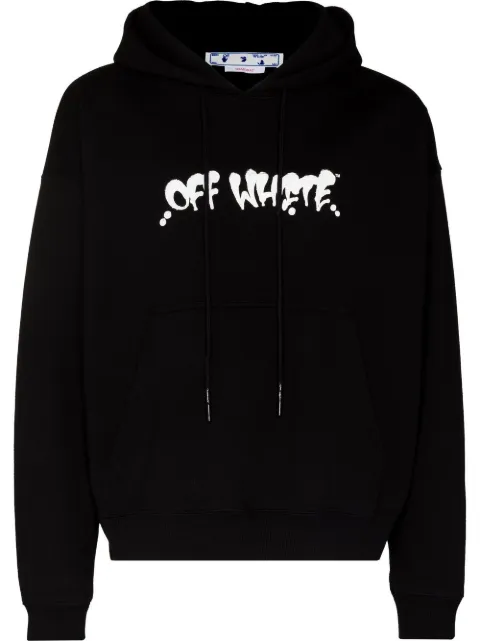Off-White هودي بطبعة شعار الماركة