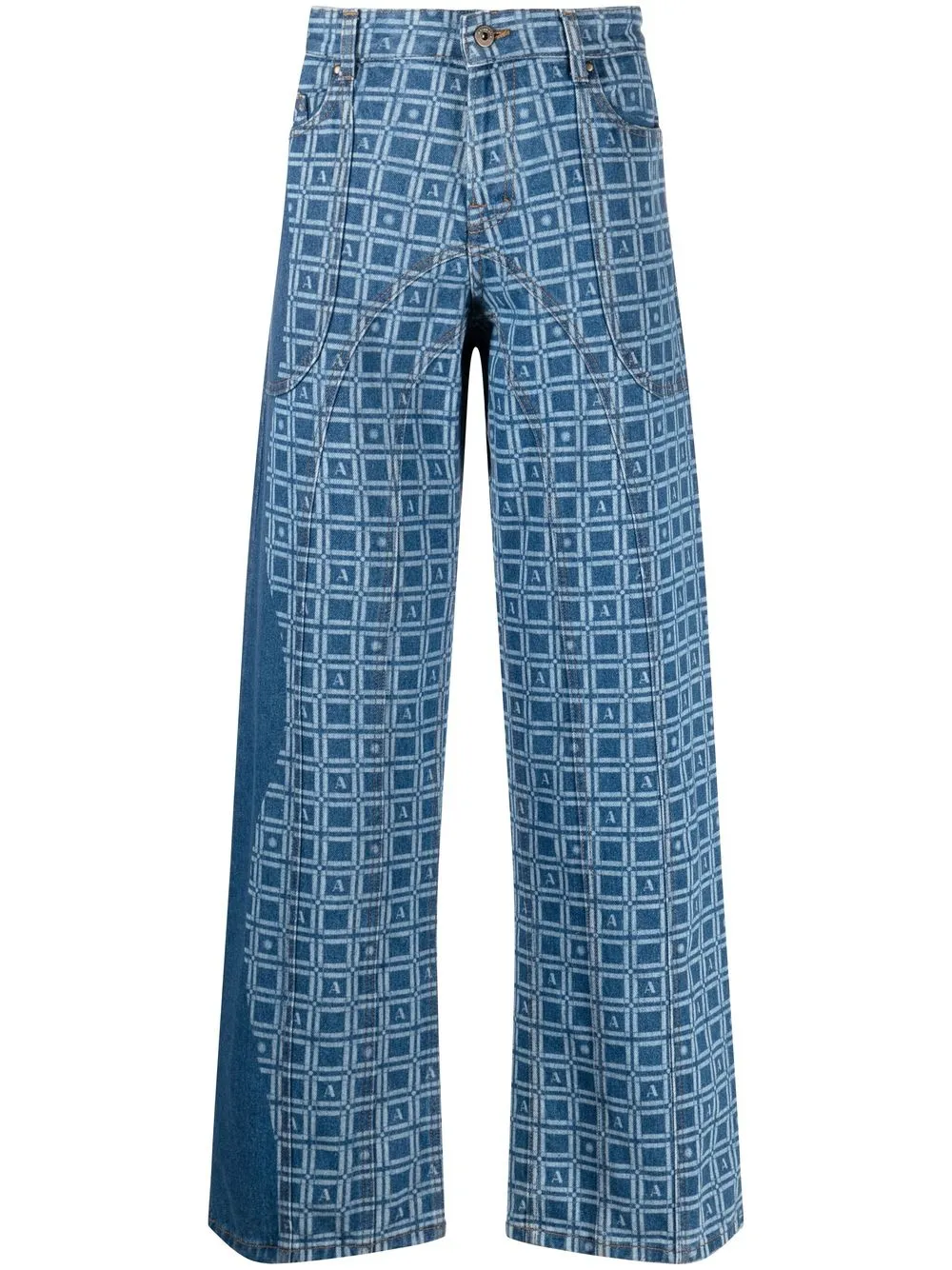 

Ahluwalia Priya wide-leg jeans - Blue