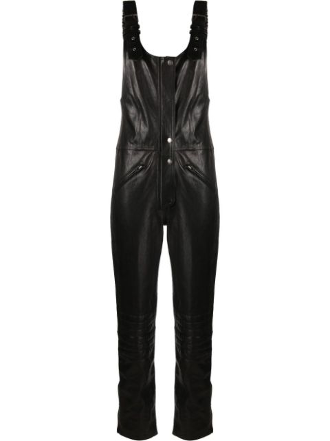 ISABEL MARANT sleeveless leather jumpsuit Women