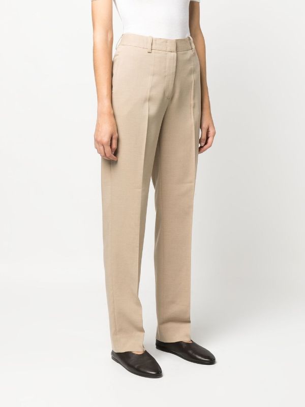 Pleated Front Chinos  Tan