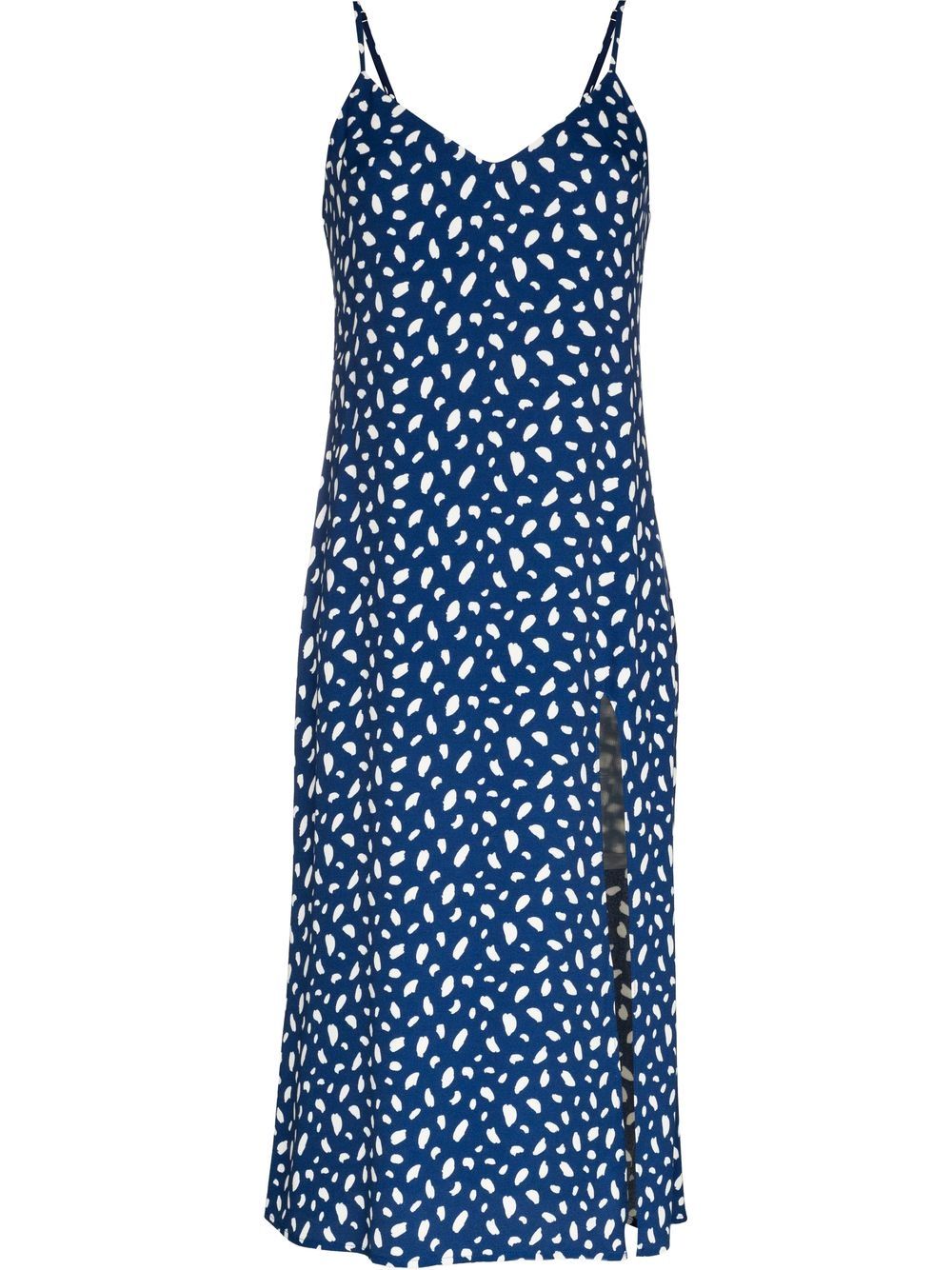 

Reformation vestido midi con estampado gráfico - Azul