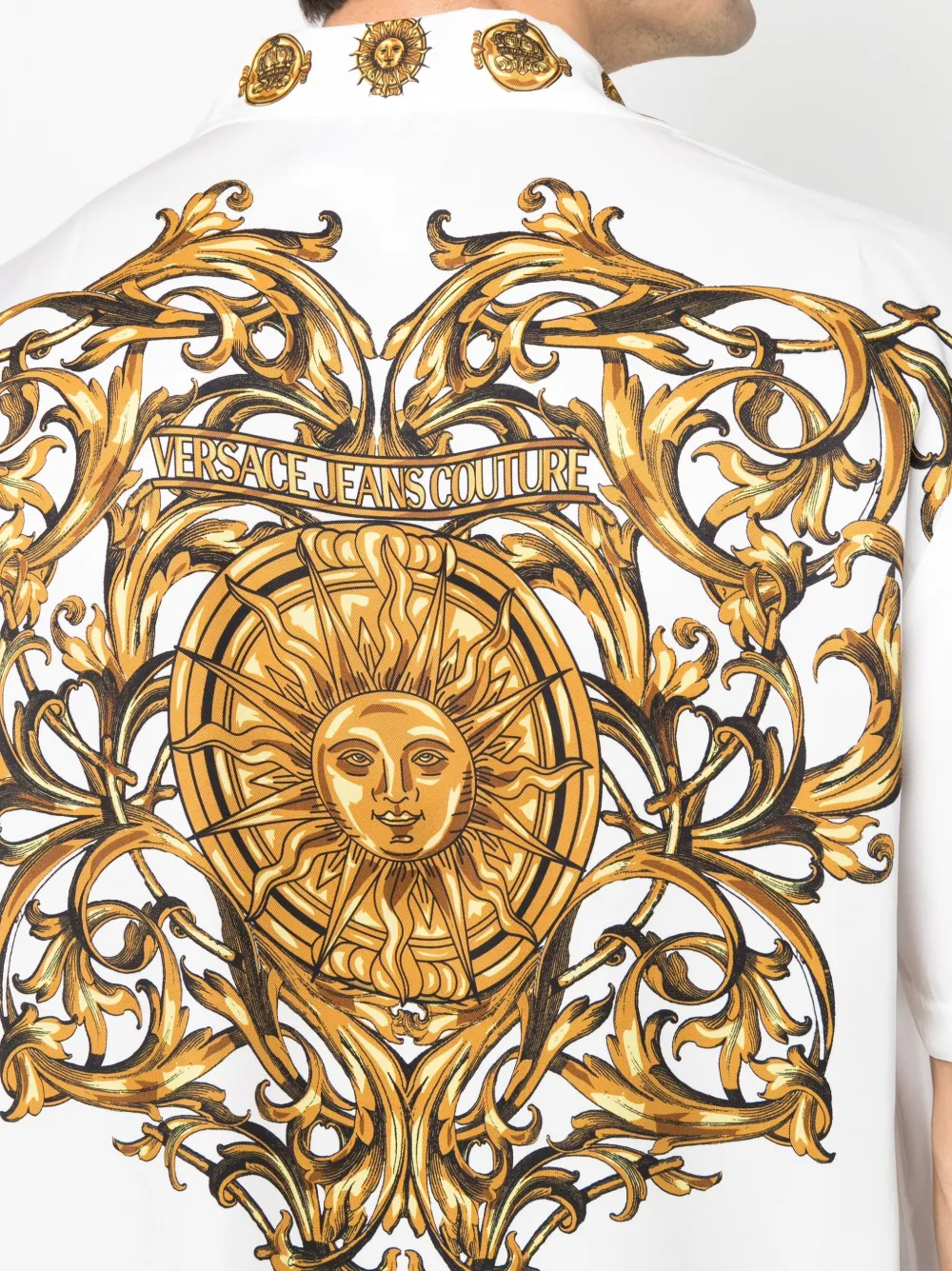 versace jeans couture 巴洛克印花衬衫 图 5