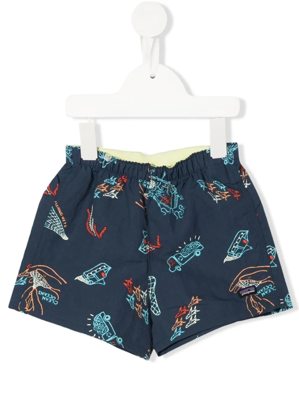 Patagonia Kids' Graphic-print Swim Shorts