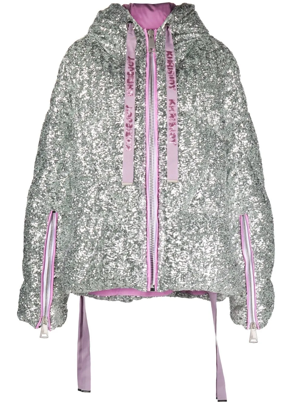 

Khrisjoy Puff Khris Iconic sequinned jacket - Silver