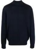 Études Studio Prophet mock-neck knitted jumper - Blue