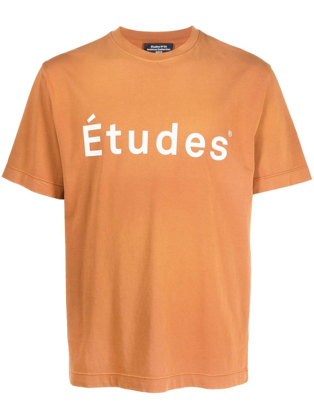 

Etudes playera manga corta con logo estampado - Marrón