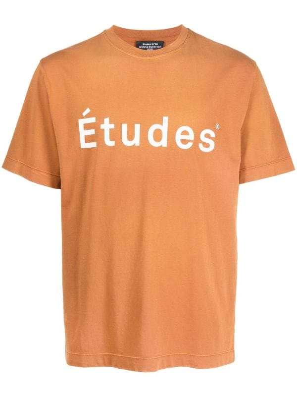 Etudes logo-print short-sleeved T-shirt - Farfetch