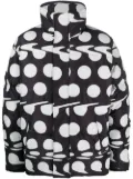 Études Studio Polaris graphic-print padded jacket - Black