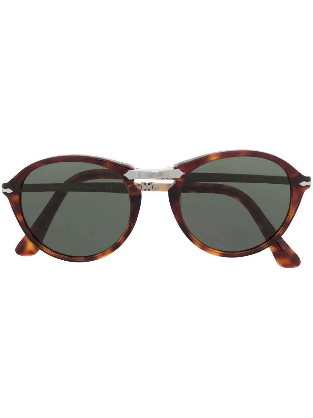 

Persol lentes de sol con armazón redonda - Marrón