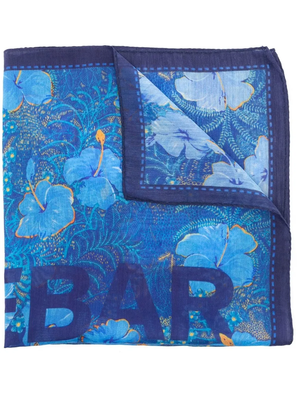 

Orlebar Brown Tasso Tropical Nightfall scarf - Blue