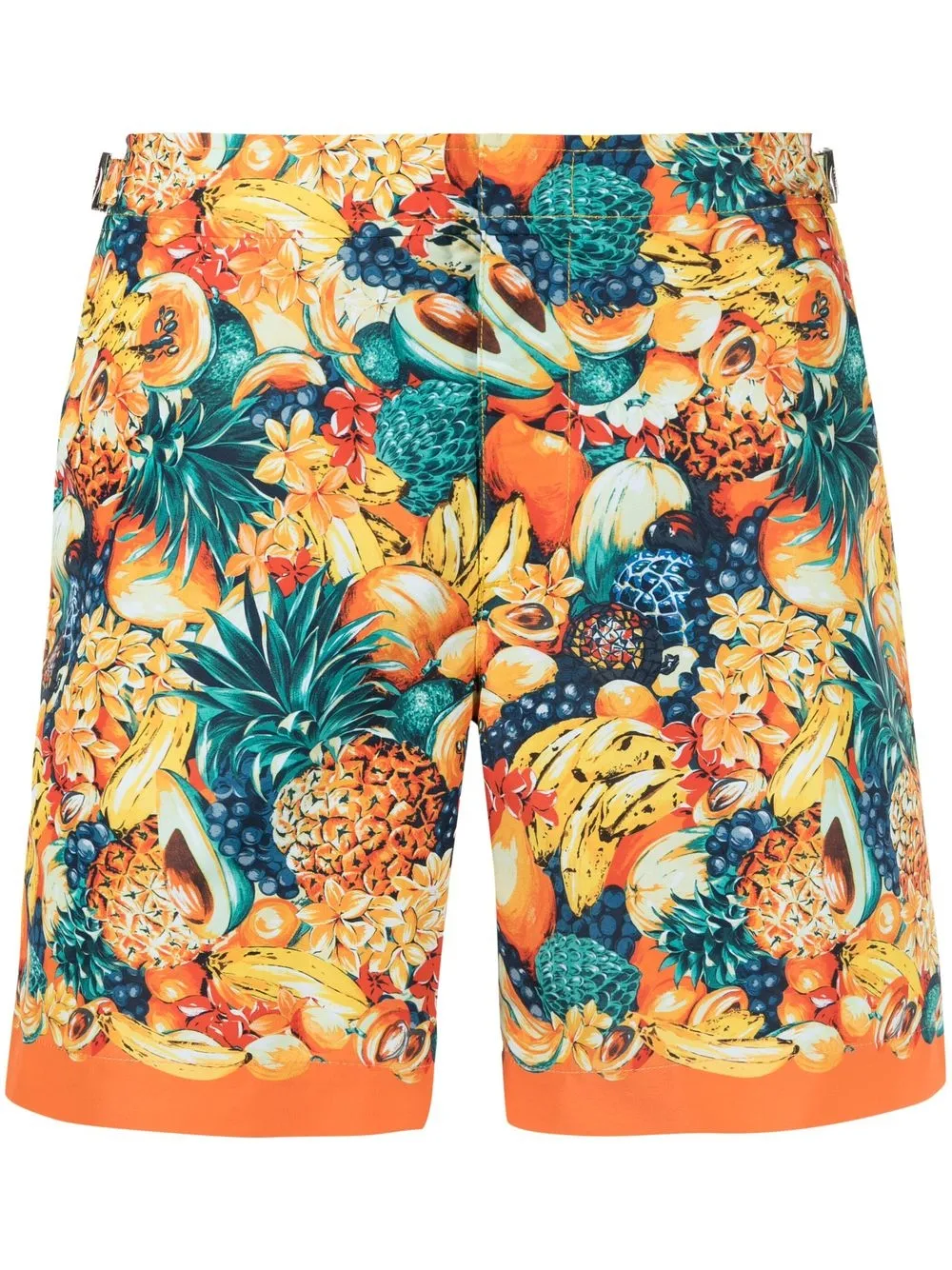 

Orlebar Brown shorst de playa con estampado Tropicana - Naranja