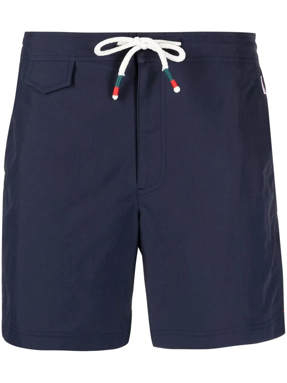 

Orlebar Brown shorts de playa con detalle de cordones en la pretina - Azul