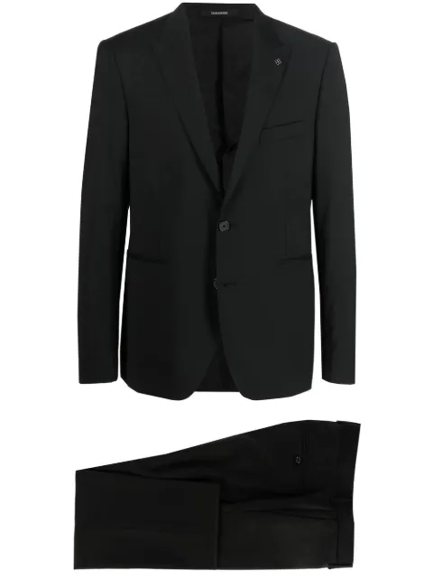 Tagliatore fitted single-breasted button suit