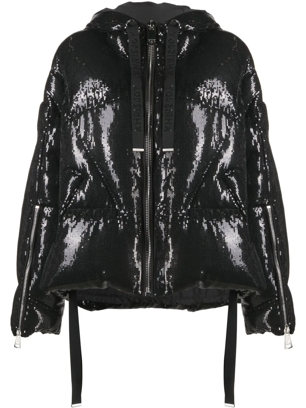 

Khrisjoy Iconic high-shine puffer coat - Black