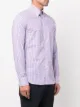 Canali check-print button-down shirt