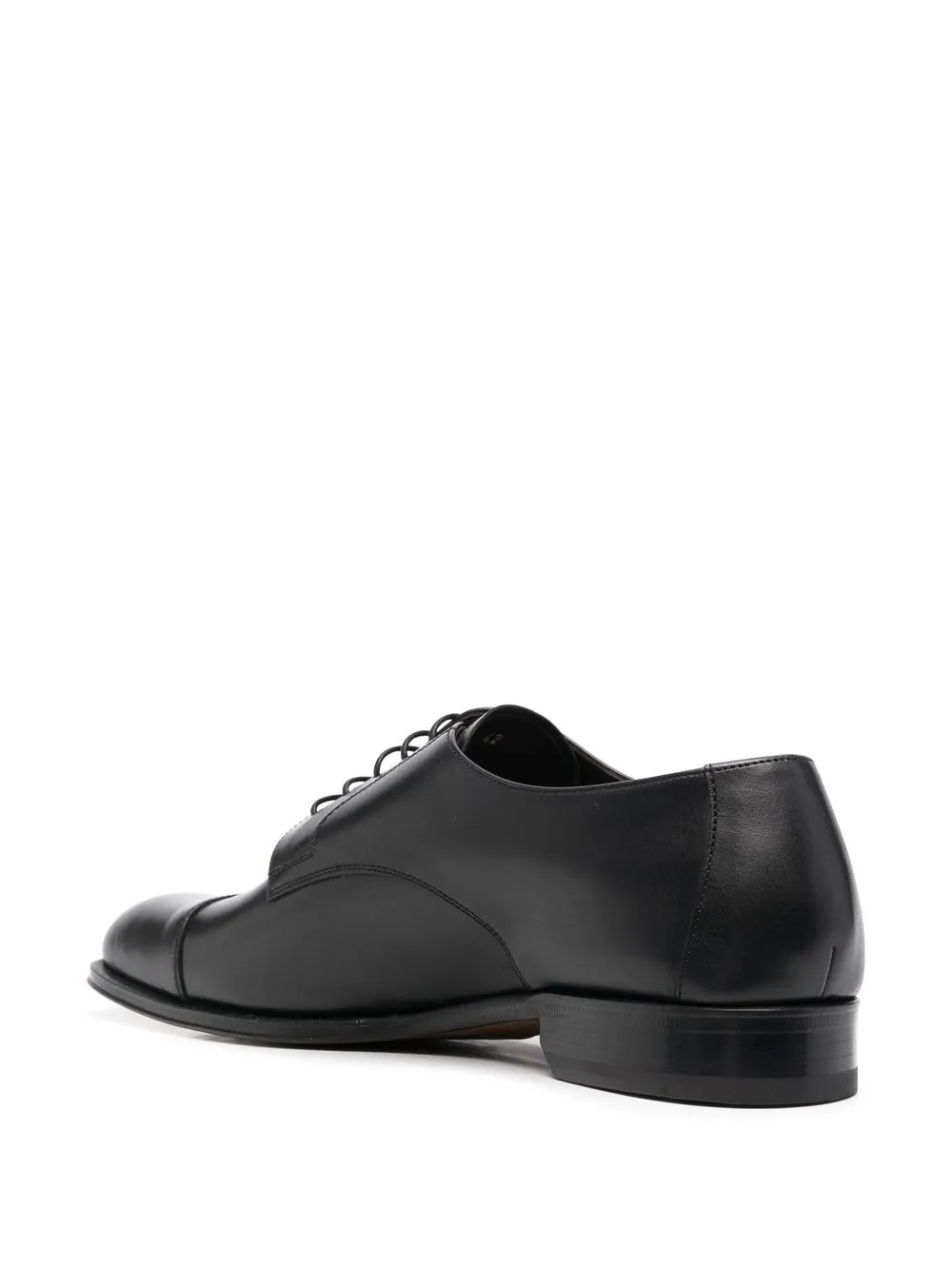 Canali leather Derby shoes Black