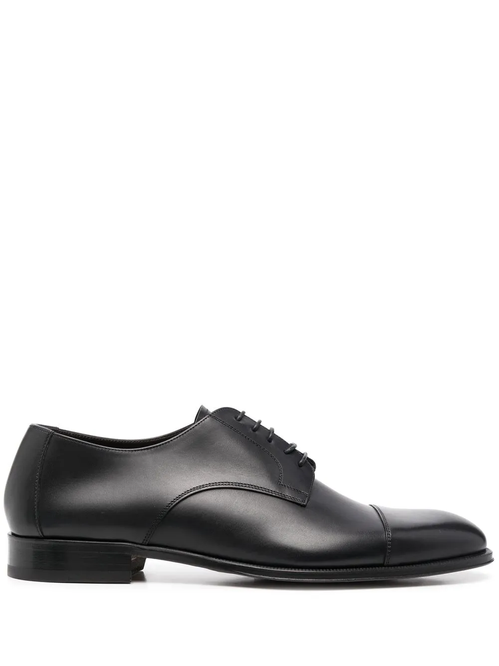 Canali leather Derby shoes Black