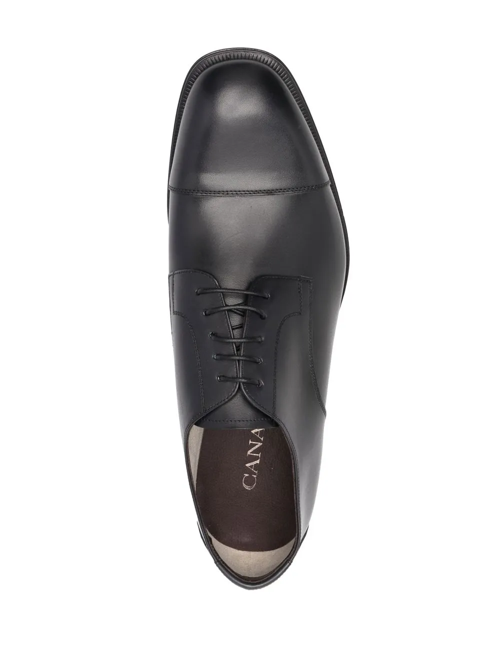 Canali leather Derby shoes Black