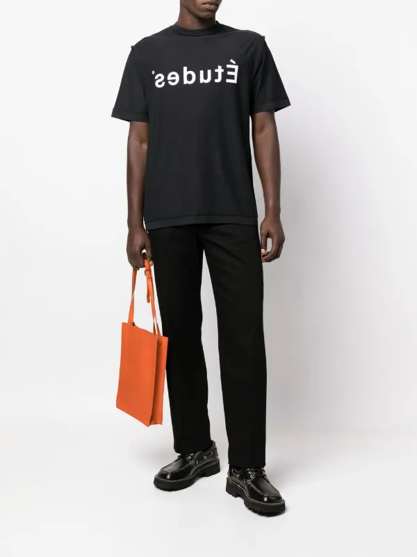 Études Studio t-shirt à Logo Imprimé Noir FARFETCH FR