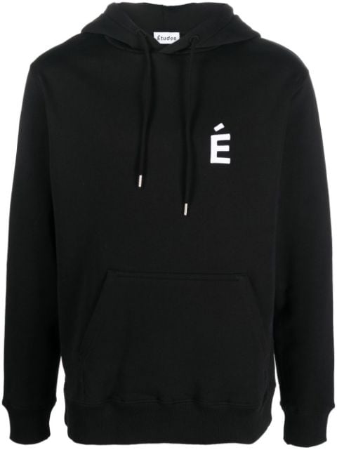 Etudes Klein logo-patch hoodie