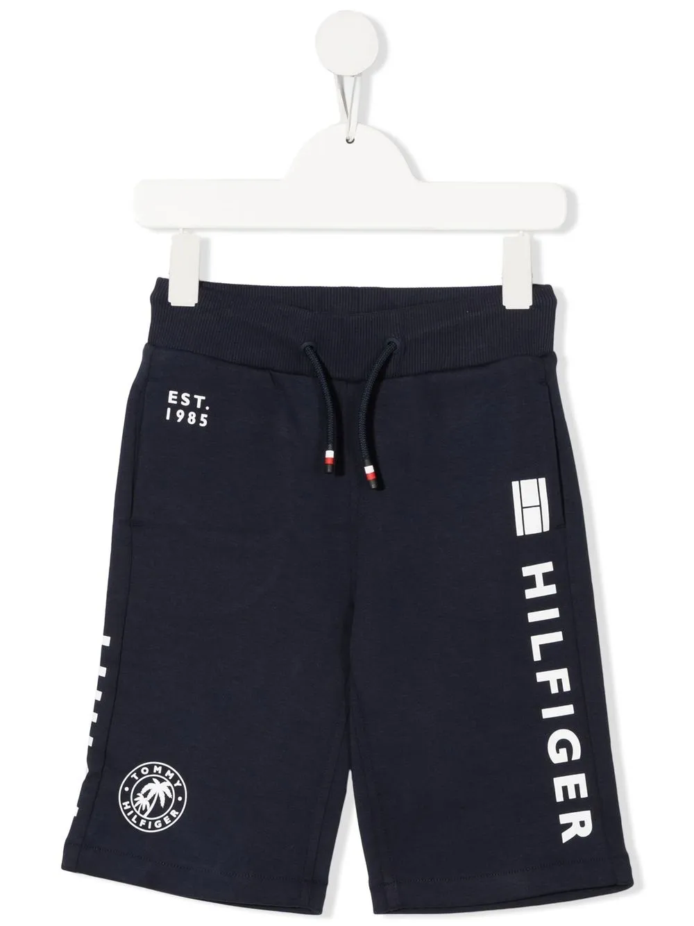 

Tommy Hilfiger Junior shorts deportivos con logo estampado - Azul