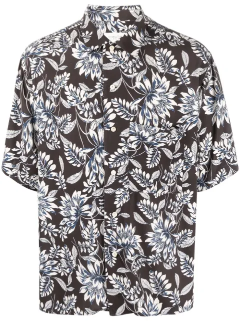 Tintoria Mattei floral-print short-sleeved shirt
