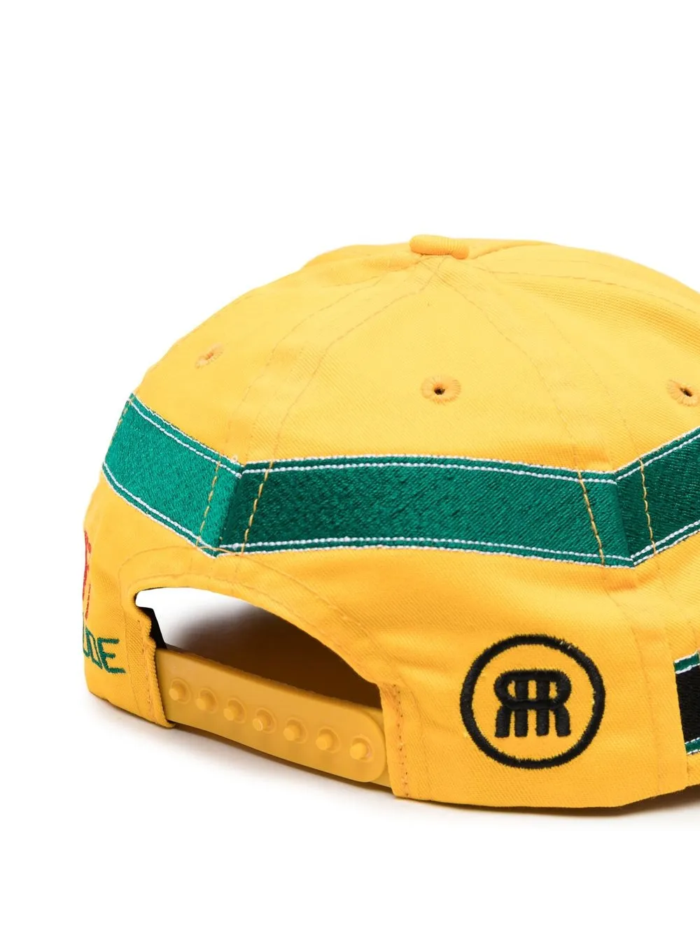 RHUDE Honkbalpet met logopatch - Geel