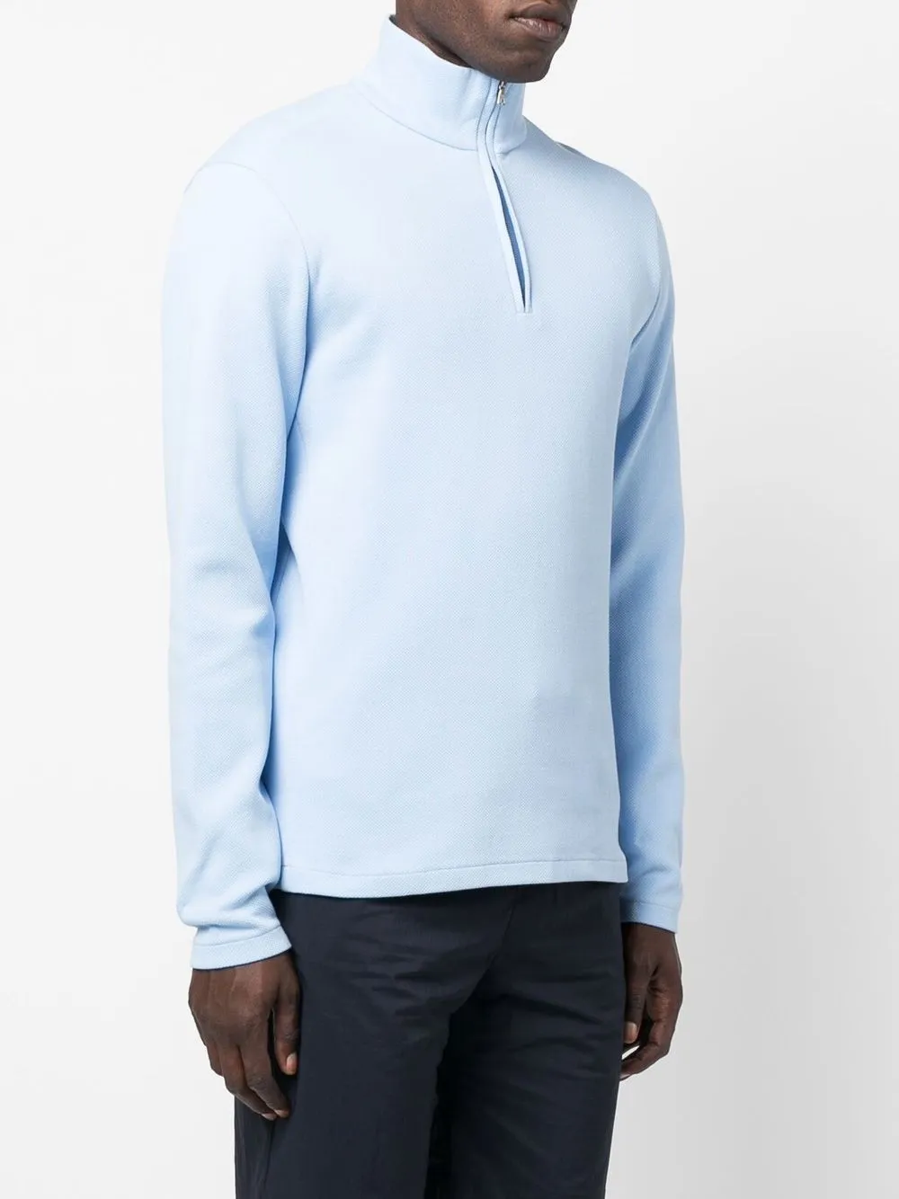  Orlebar Brown Muir Sweatshirt Mit Reißverschluss   Blau 