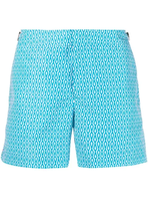 Orlebar Brown diamond-print swim shorts
