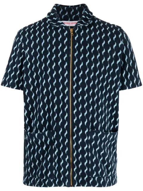 Orlebar Brown x Wham! Sommerland zipped shirt