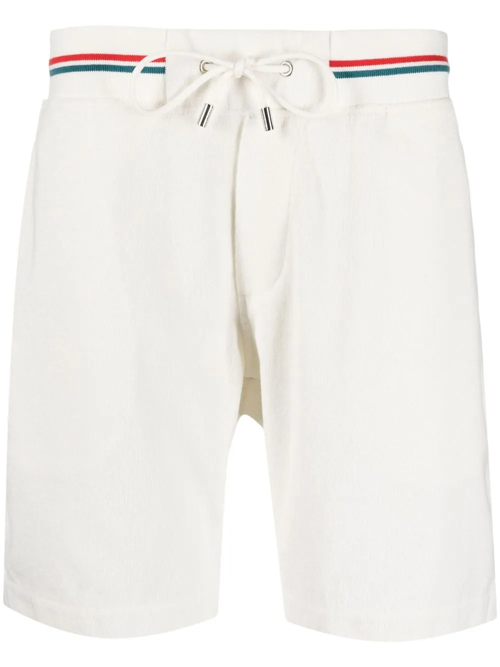 

Orlebar Brown bermudas con ribete a rayas - Blanco