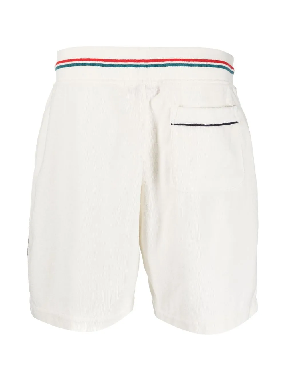  Orlebar Brown Shorts Mit Streifendetail   Weiß 