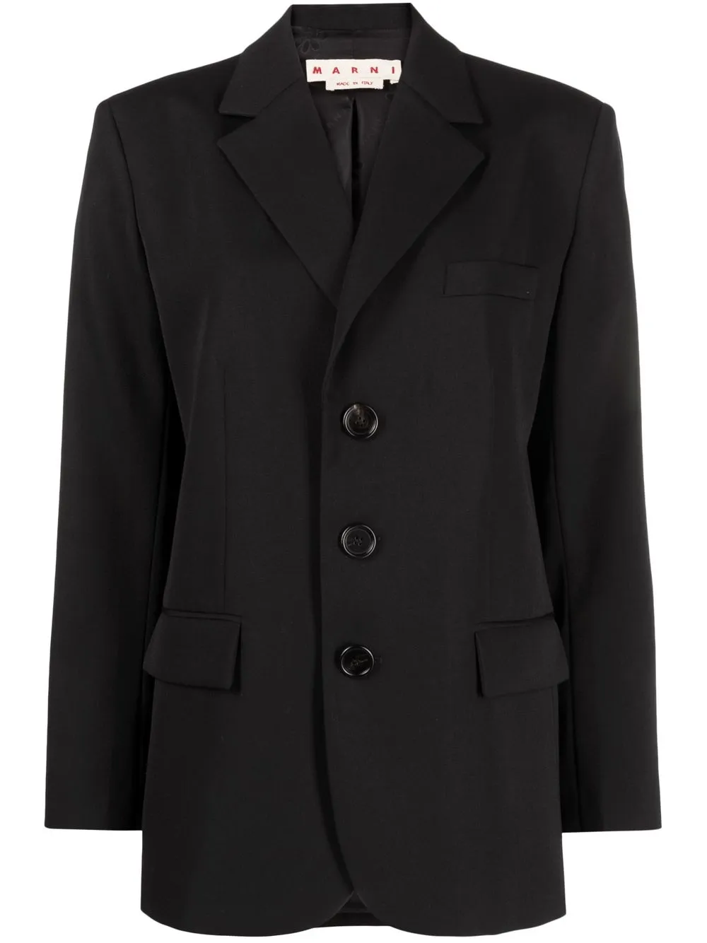 

Marni single-breasted wool blazer - Black