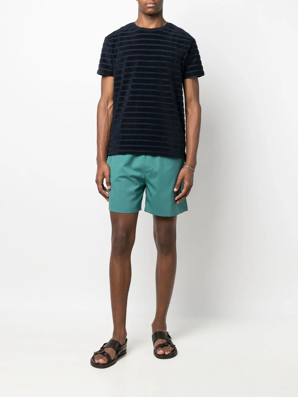 Sammy Towelling-Striped T-Shirt