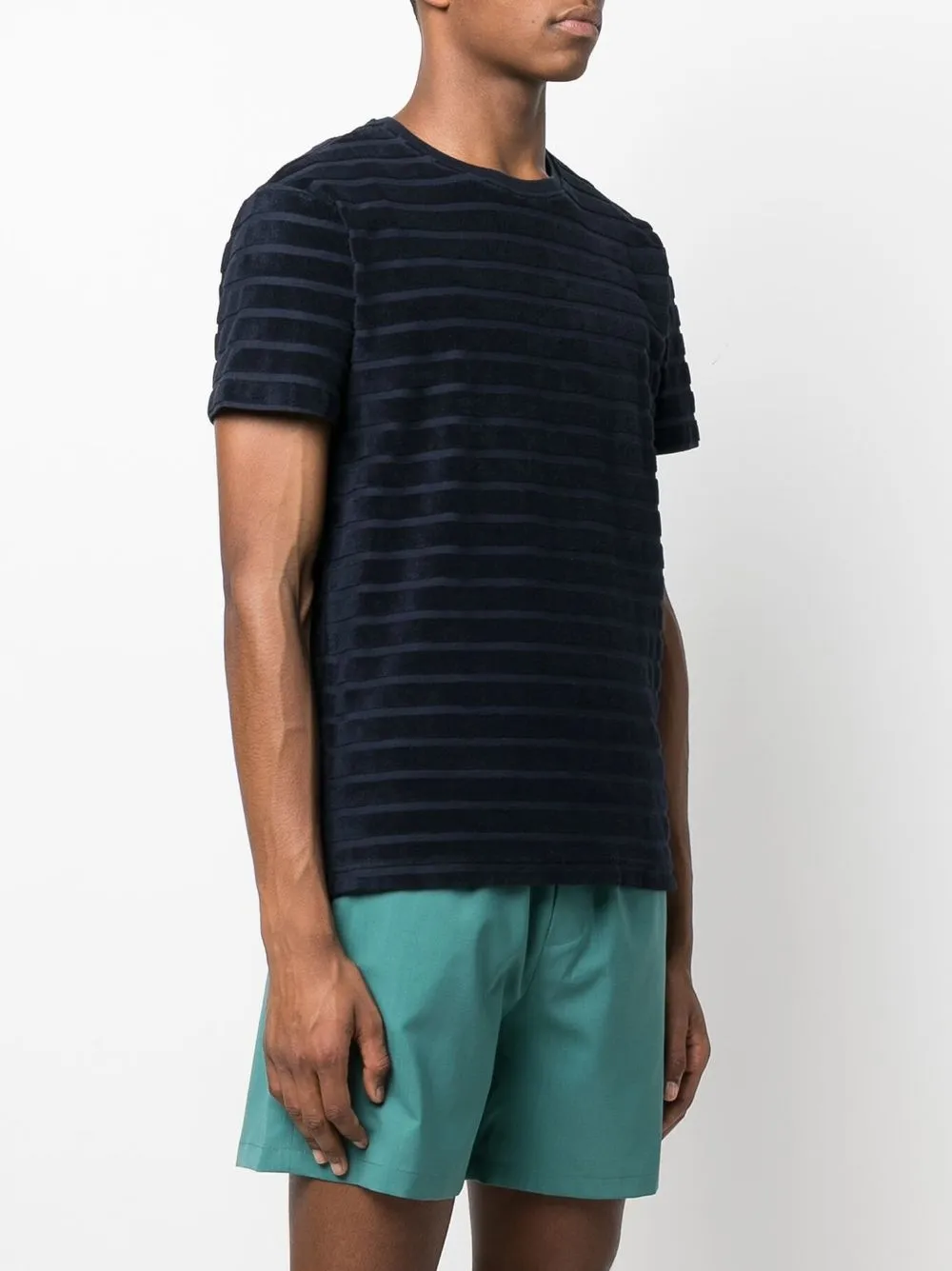 Sammy Towelling-Striped T-Shirt