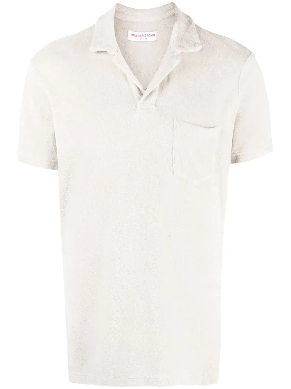 

Orlebar Brown chest patch-pocket detail polo shirt - Grey