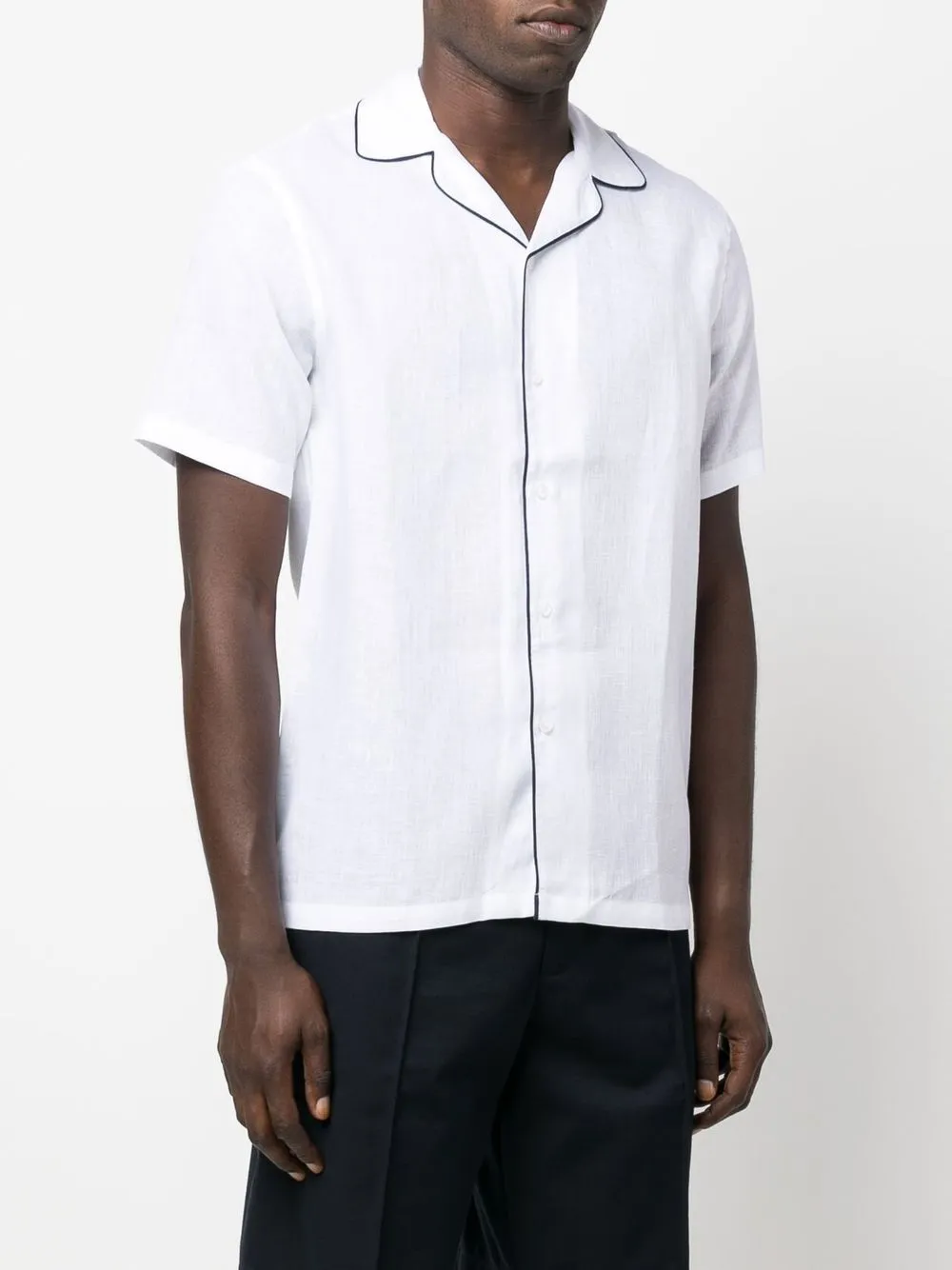 Hibbert Piped-Trim Detail Shirt