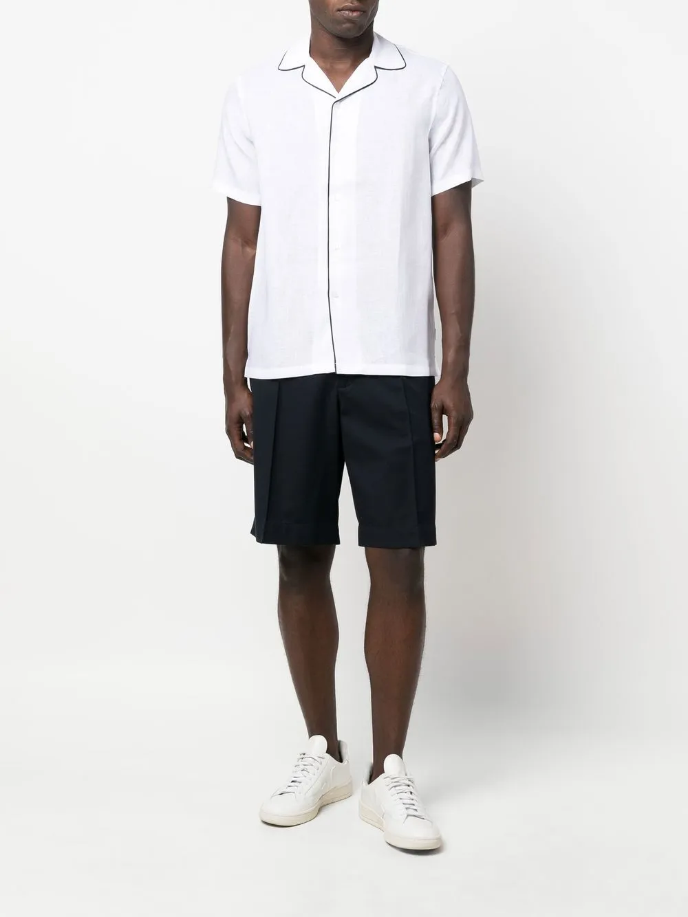 Hibbert Piped-Trim Detail Shirt
