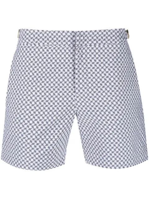 Orlebar Brown Bulldog Seglas jacquard-print swim shorts