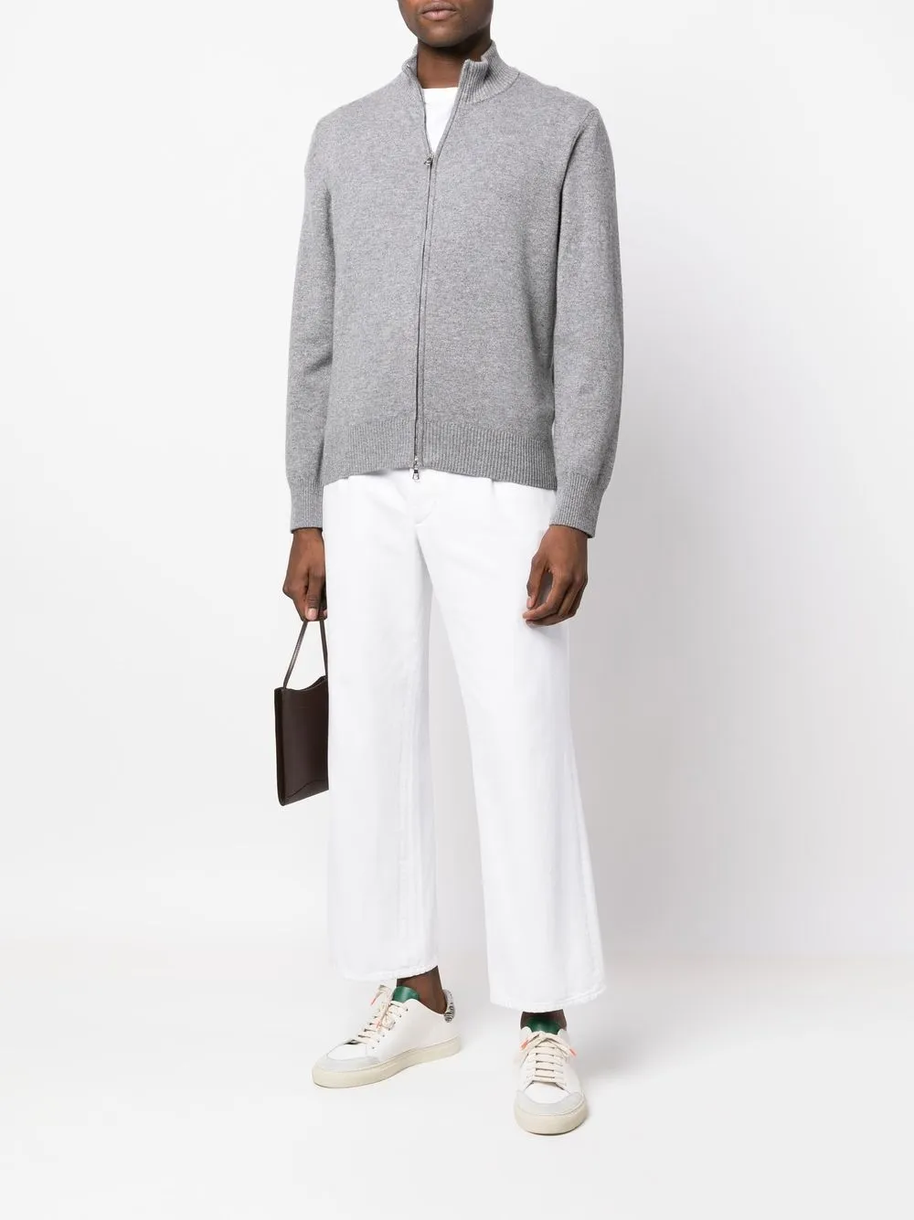 Orlebar Brown zipped-up knit cardigan | Cardigans | Image 2