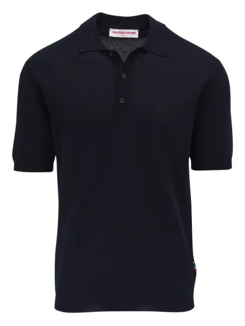 Orlebar Brown button-placket detail polo shirt