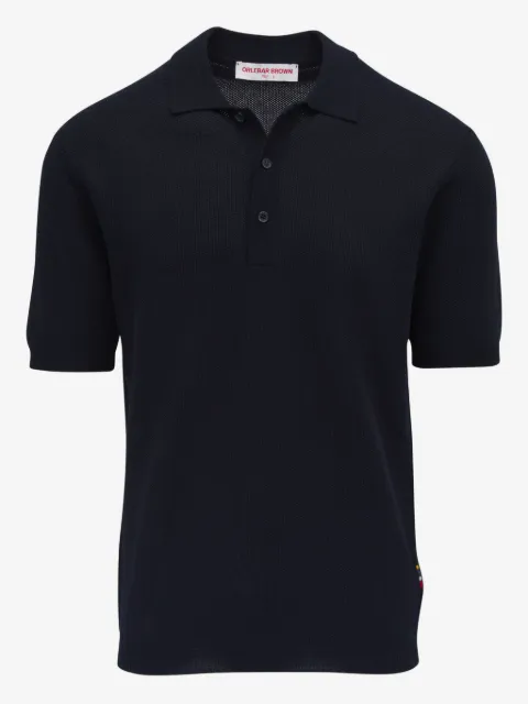 Orlebar Brown button-placket detail polo shirt