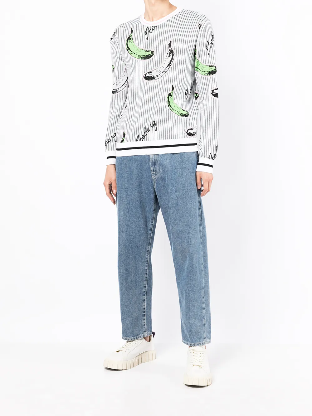 Iceberg Intarsia trui - Grijs