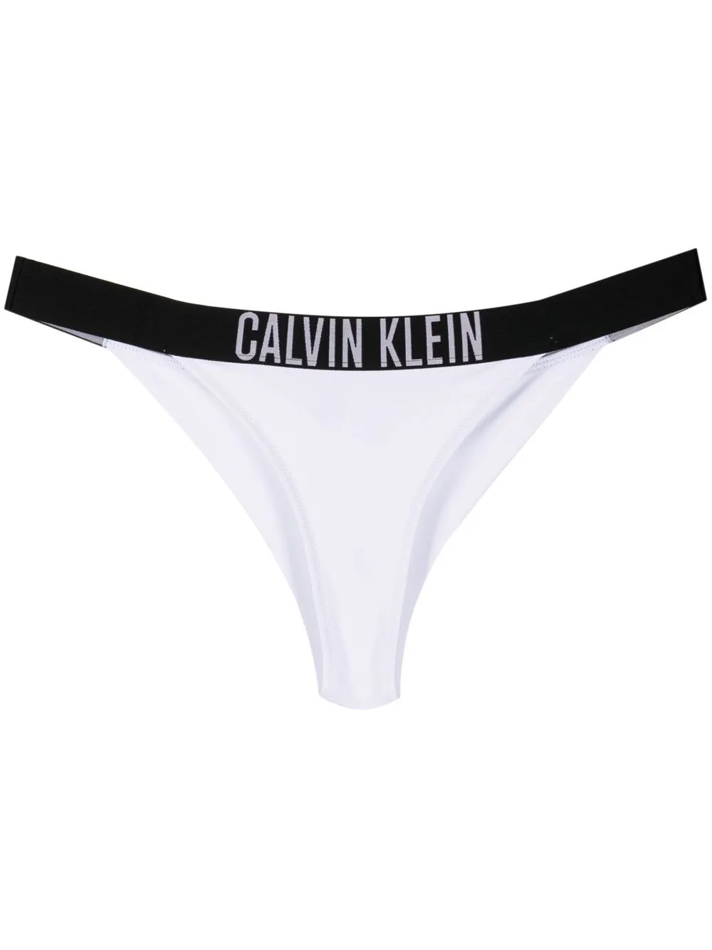 

Calvin Klein bikini bottom con logo - Blanco