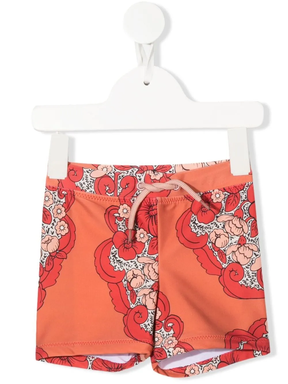 

Mini Rodini shorts de playa con estampado floral - Rojo