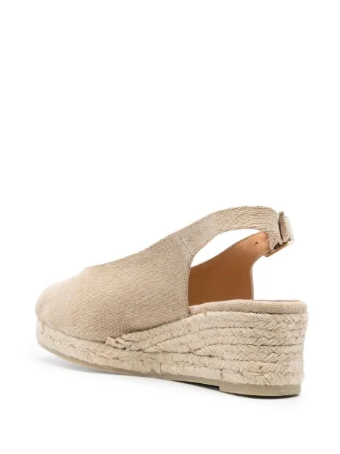 CastaÃ±er Dosalia slingback wedge espadrilles - Styleff